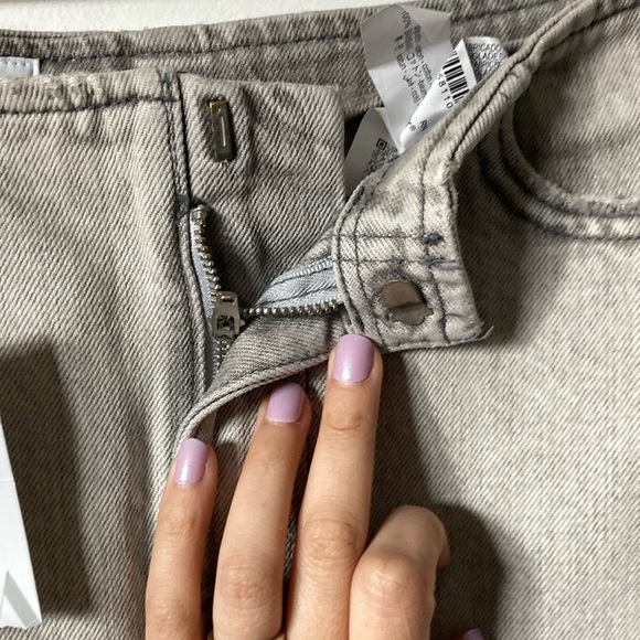 Zara Women’s Gray Denim Skirt Small NWT 15.5” - Picture 8 of 8